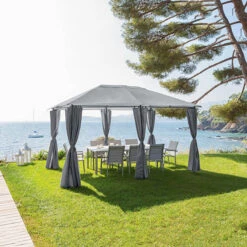 Tonnelle Rectangulaire Santorini Ardoise
