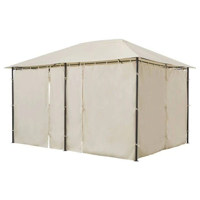 Rideaux Pour Tonnelle Santorini Écru 2 Rideaux Pour Tonnelle Santorini Écru – Image 2