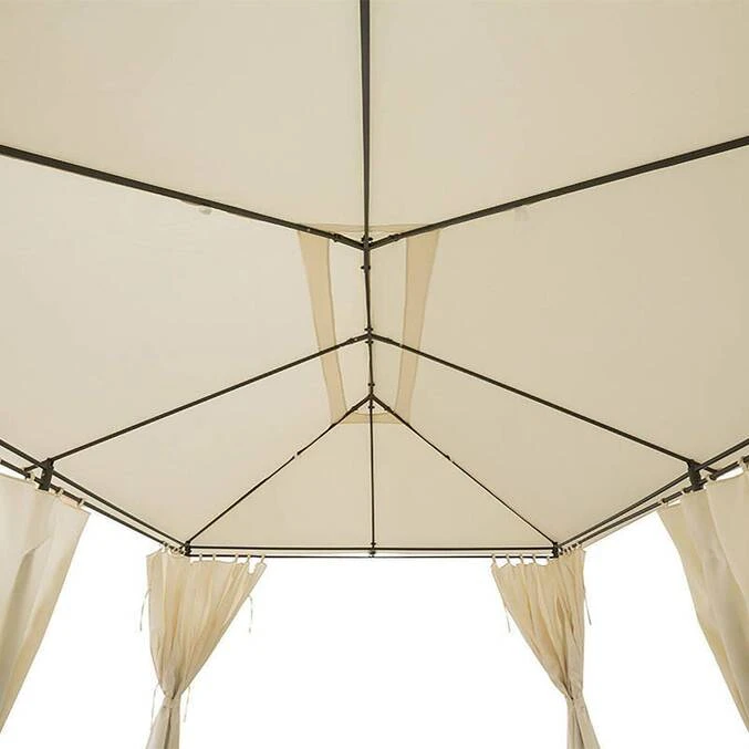 Rideaux Pour Tonnelle Santorini Écru 3 Rideaux Pour Tonnelle Santorini Écru – Image 3