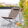 Chilienne De Jardin Pliante Bilbao Taupe