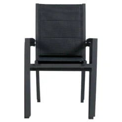 Fauteuil De Jardin Empilable Allure Gris Poivre & Graphite -Hespéride 00W007936F