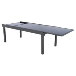Table De Jardin Extensible Piazza Anthracite & Graphite -Hespéride 00W008070C