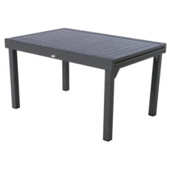 Table De Jardin Extensible Piazza Graphite -Hespéride 00W008075C