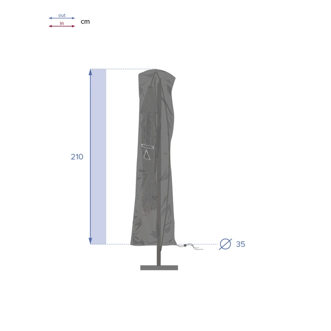 Housse De Parasol Déporté S 6 Housse De Parasol Déporté S – Image 6