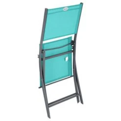 Lot De 4 Chaises De Jardin Pliantes Modula Émeraude & Graphite -Hespéride 00W074446C