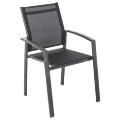 Fauteuil De Jardin Empilable Axiome Poivre & Graphite