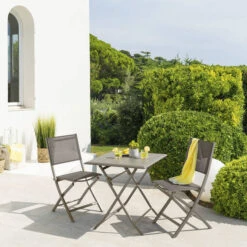 Table De Jardin Pliante Carrée Azua Tonka
