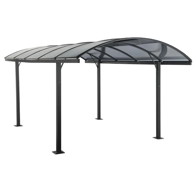 Carport Belize Noir Mat 2 Carport Belize Noir Mat – Image 2
