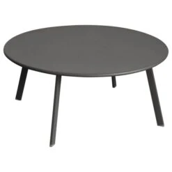 Table D'appoint De Jardin Ronde Saona Graphite