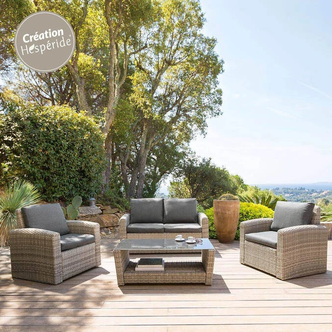 Coussins De Remplacement Pour Salon Polynésia Havane 2 Coussins De Remplacement Pour Salon Polynésia Havane – Image 2