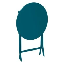 Table De Jardin Pliante Ronde Greensboro Bleu Canard -Hespéride 00W077762D