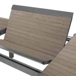 Table De Jardin Extensible Allure Effet Bois Muscade & Graphite 17 Table De Jardin Extensible Allure Effet Bois Muscade & Graphite -Hespéride 00W077813G