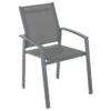 Fauteuil De Jardin Empilable Axiome Silex & Gris Quartz