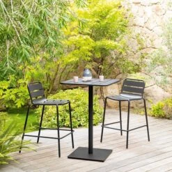 Table Haute De Jardin Phuket Graphite