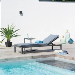 Lit De Piscine Évasion Anthracite & Graphite