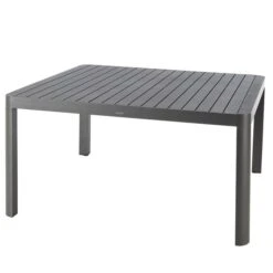 Table De Jardin Extensible Carrée Paradize Graphite 14 Table De Jardin Extensible Carrée Paradize Graphite -Hespéride 00W077948C