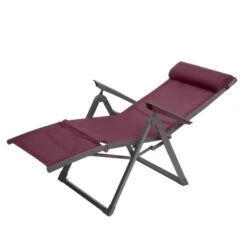 Fauteuil De Jardin Inclinable Decima Bordeaux & Graphite -Hespéride 00W079324D