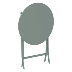 Table De Jardin Pliante Ronde Greensboro Vert Olive -Hespéride 00W079376D