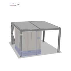 Rideaux Pour Pergola Bioclimatique Majaé -Hespéride 00W079419C