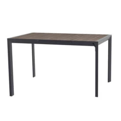 Table Haute Extensible De Jardin Évasion Seigle Effet Bois & Graphite -Hespéride 00W080041C