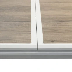 Table De Jardin Extensible Axiome Sépia Et Blanc -Hespéride 00W080042G