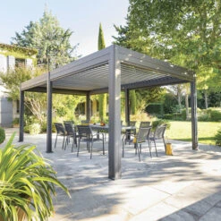 Pergola Evora Grand Modèle Graphite