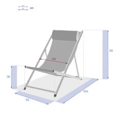 Chilienne De Jardin Decima Ardoise -Hespéride 00W080188H