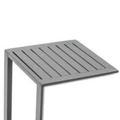 Table D'appoint De Jardin Carrée Évasion Graphite -Hespéride 00W080232C