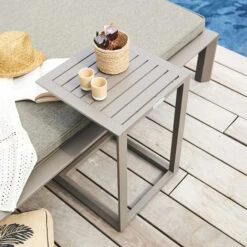 Table D'appoint De Jardin Carrée Évasion Tonka