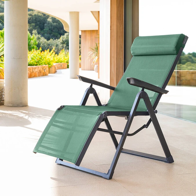 Fauteuil De Jardin Inclinable Decima Vert Olive & Graphite 1 Fauteuil De Jardin Inclinable Decima Vert Olive & Graphite