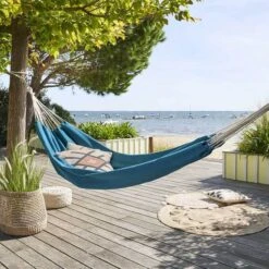 Toile De Hamac Double Yaqui Bleu Canard