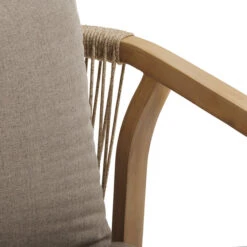 Lot De 2 Fauteuils Hauts De Jardin Papouasie Acacia & Taupe 8 Lot De 2 Fauteuils Hauts De Jardin Papouasie Acacia & Taupe -Hespéride 00W085082D