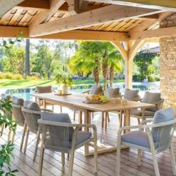 Table De Jardin Extensible Rioni Acacia -Hespéride 00W085097C