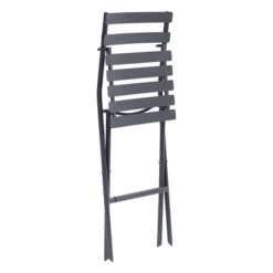 Lot De 2 Chaises Hautes Pliantes De Jardin Greensboro Graphite -Hespéride 00W085151C