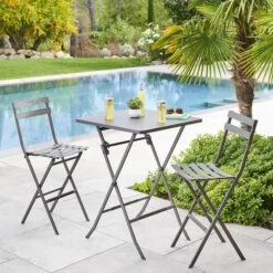 Table Haute Pliante De Jardin Greensboro Tonka