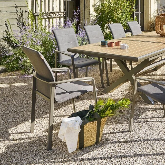 Fauteuil De Jardin Empilable Diese Mocha & Praline 2 Fauteuil De Jardin Empilable Diese Mocha & Praline – Image 2