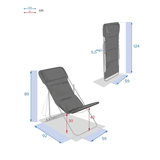 Chilienne De Jardin Pliante Jubba Vert Jade & Graphite 8 Chilienne De Jardin Pliante Jubba Vert Jade & Graphite – Image 8