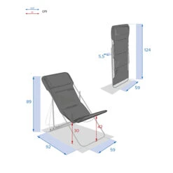 Chilienne De Jardin Pliante Jubba Bleu Canard & Graphite 15 Chilienne De Jardin Pliante Jubba Bleu Canard & Graphite -Hespéride 00W085165H