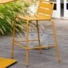 Chaise De Bar Empilable Phuket Ocre