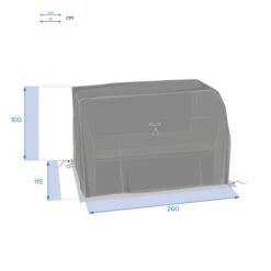Housse De Protection Hambo Pour Canapé L -Hespéride 00W085201C