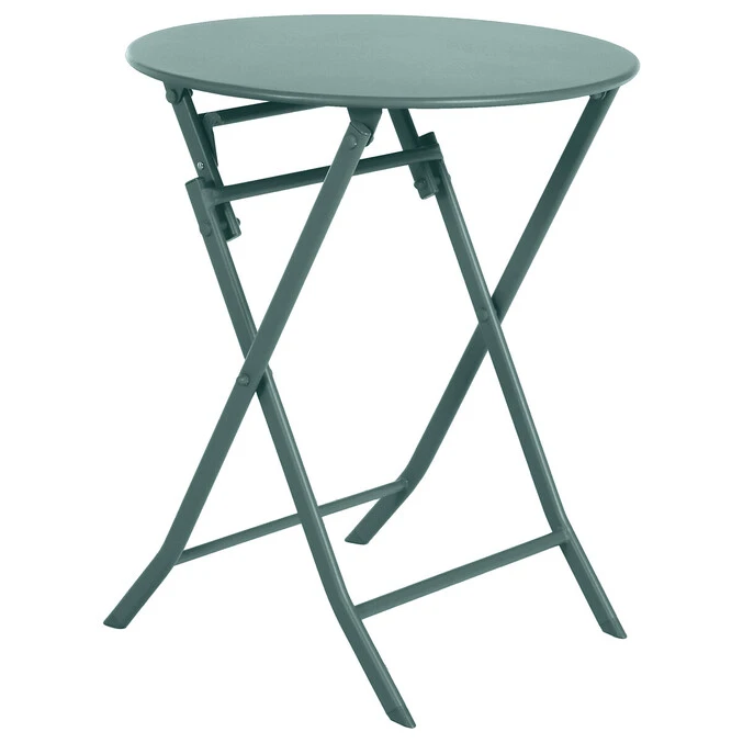 Table De Jardin Pliante Ronde Greensboro Vert Jade 2 Table De Jardin Pliante Ronde Greensboro Vert Jade – Image 2
