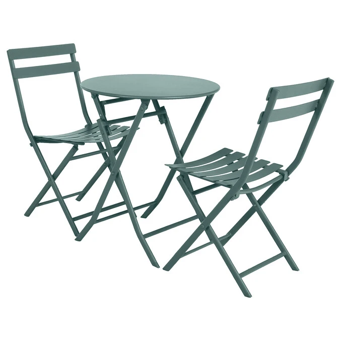 Table De Jardin Pliante Ronde Greensboro Vert Jade 3 Table De Jardin Pliante Ronde Greensboro Vert Jade – Image 3