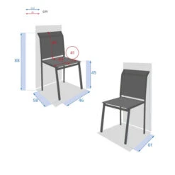 Chaise De Jardin Empilable Essentia Galet & Blanc 5 Chaise De Jardin Empilable Essentia Galet & Blanc -Hespéride 00W085251C