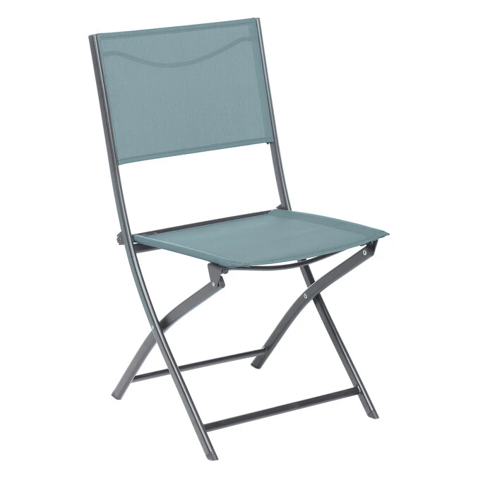 Lot De 4 Chaises De Jardin Pliantes Modula Vert Jade & Graphite 2 Lot De 4 Chaises De Jardin Pliantes Modula Vert Jade & Graphite – Image 2