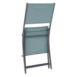 Lot De 4 Chaises De Jardin Pliantes Modula Vert Jade & Graphite 6 Lot De 4 Chaises De Jardin Pliantes Modula Vert Jade & Graphite -Hespéride 00W085267C