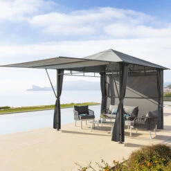 Tonnelle Omelya Ardoise