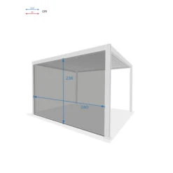 Store Pour Pergola Evora Gris Clair 5 Store Pour Pergola Evora Gris Clair -Hespéride 00W085325C