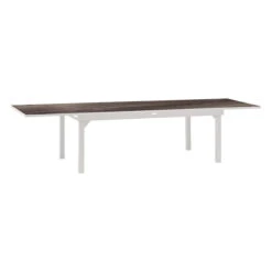 Ensemble Table De Jardin Extensible Piazza Gris Smoke + 12 Fauteuils Piazza -Hespéride 00W089030C