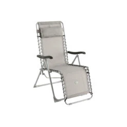 Fauteuil Détente D'extérieur Hespéride Silos Gris Galet -Hespéride fauteuil detente d exterieur hesperide silos gris galet 2