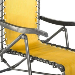 Fauteuil Détente D'extérieur Hespéride Silos Jaune Moutarde -Hespéride fauteuil detente d exterieur hesperide silos jaune moutarde 1 3